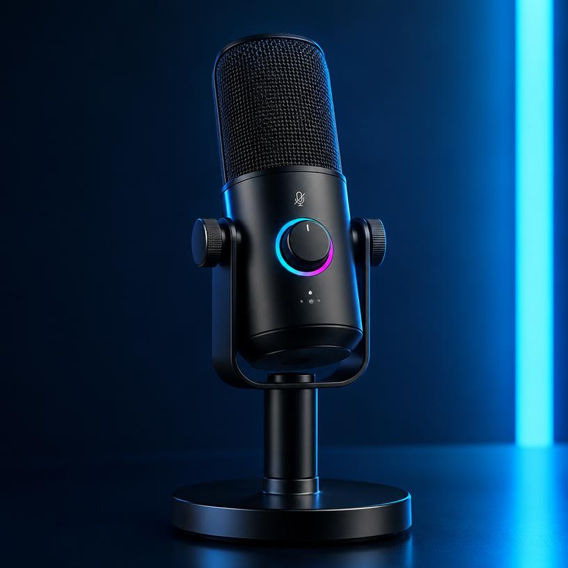 ميكروفون USB احترافي RGB