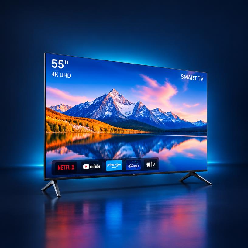 تلفزيون ذكي 55 بوصة 4K UHD